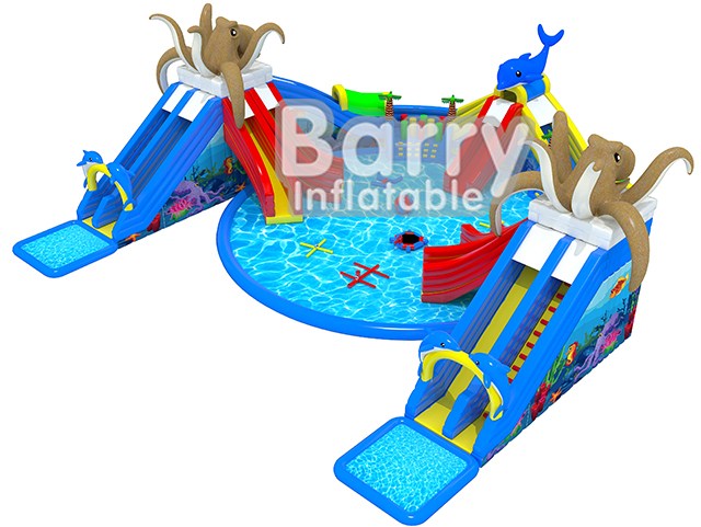Giant Octopus Mobile Water Amusement Park China BY-AWP-001
